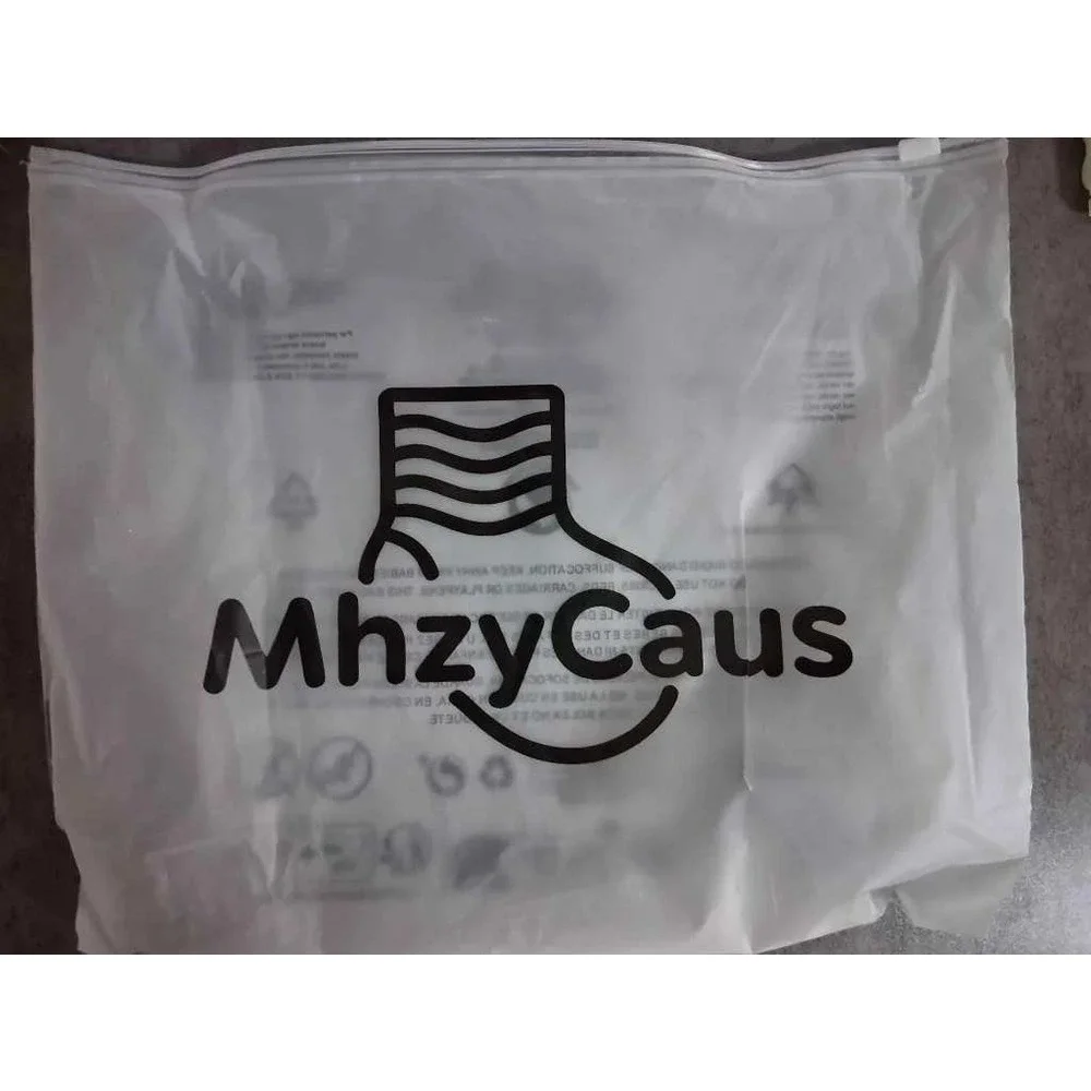 MhzyCaus Black Compression Socks Ribbed Athletic Recovery Socks L/XL 3 Pairs